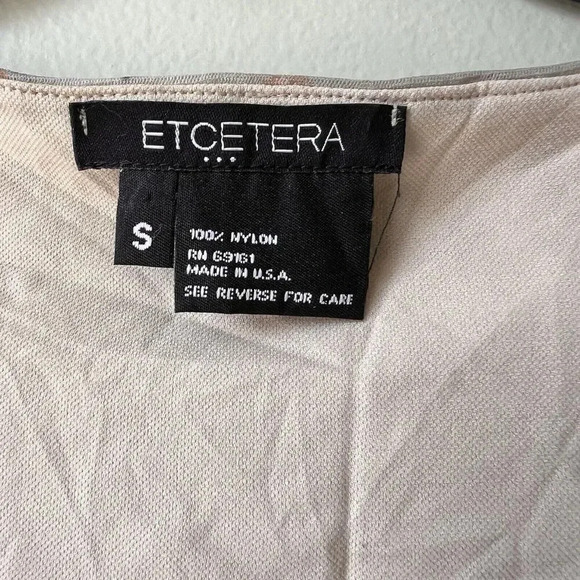 Etcetera Women's Print Sleeveless Shirt Tank Top Size Small - Picture 2 of 2